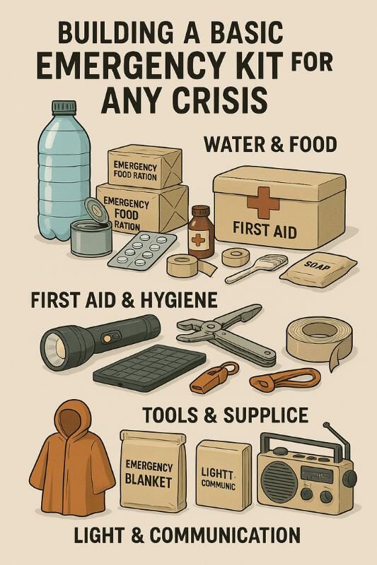 emergency kit essentials packed for survival