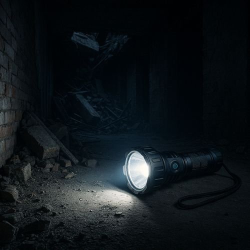 survival flashlight used in blackout crisis