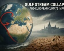 Gulf Stream collapse effects on Europe and climate survival preparation