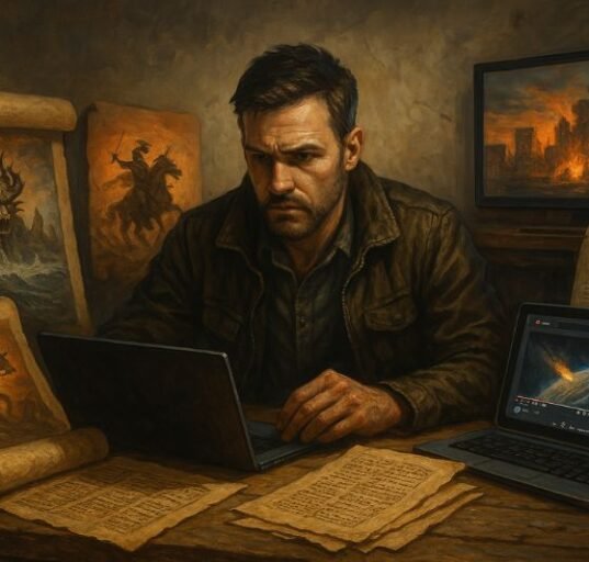 end-time prophecies in media interpreted by a survivalist decoding ancient and digital apocalypse signs