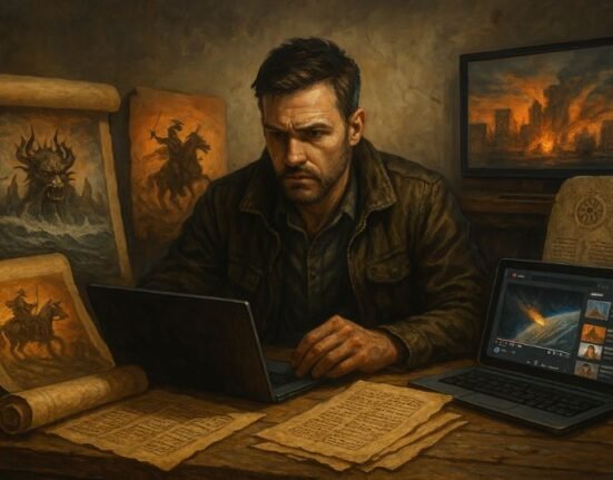end-time prophecies in media interpreted by a survivalist decoding ancient and digital apocalypse signs