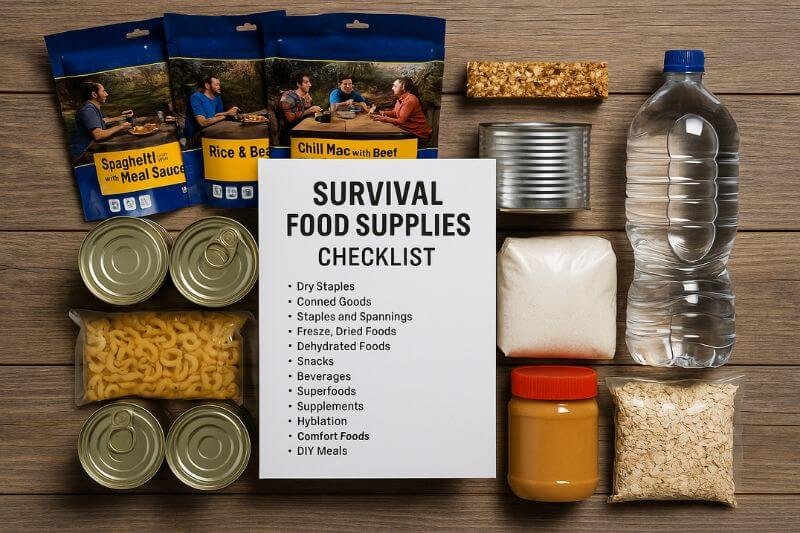 survival food supplies