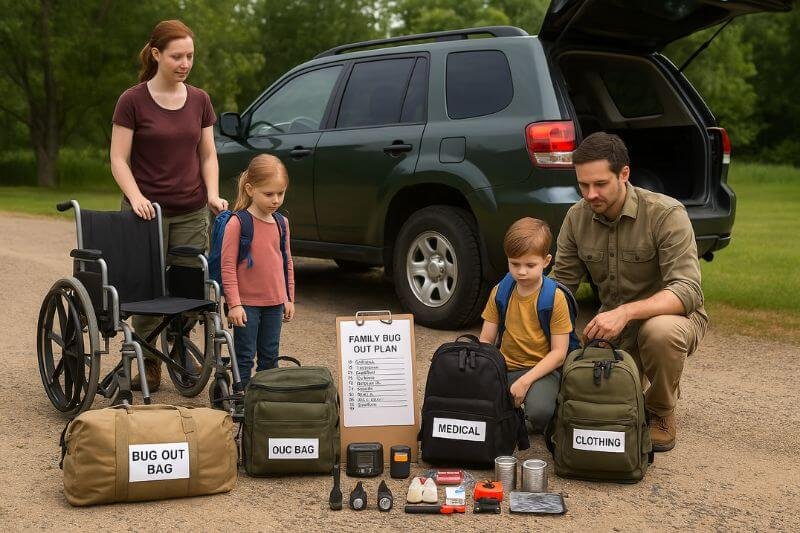 family bug out plan