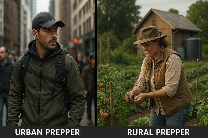 urban vs rural prepping
