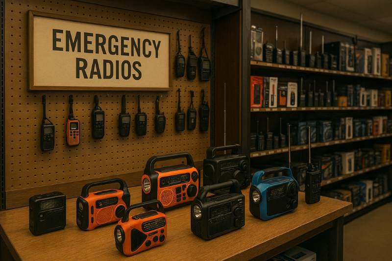 emergency radios guide showing types of survival radios for sale
